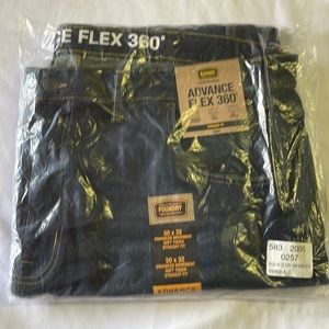 Straight Fit Blue Jeans 50x32 Nwt 
